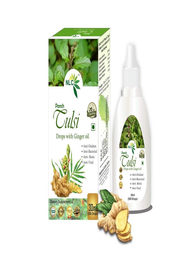 Healthy Herbs قطرات بانش تولسي مع الزنجبيل 30 مل (أفضل معزز للمناعة) - Image 1
