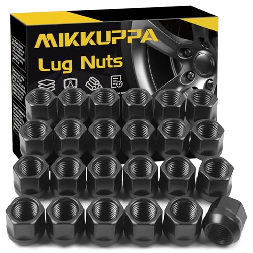 MIKKUPPA 24pcs M14X1.5 Open End Lug Nuts - Replacement for 1999-2018 Cadillac Escalade, 2004-2016 SRX, 1995-2018 Chevy Tahoe, 2009-2018 Traverse, 1997-2018 Ford Expedition, 1992-2018 GMC Yukon - Image 1