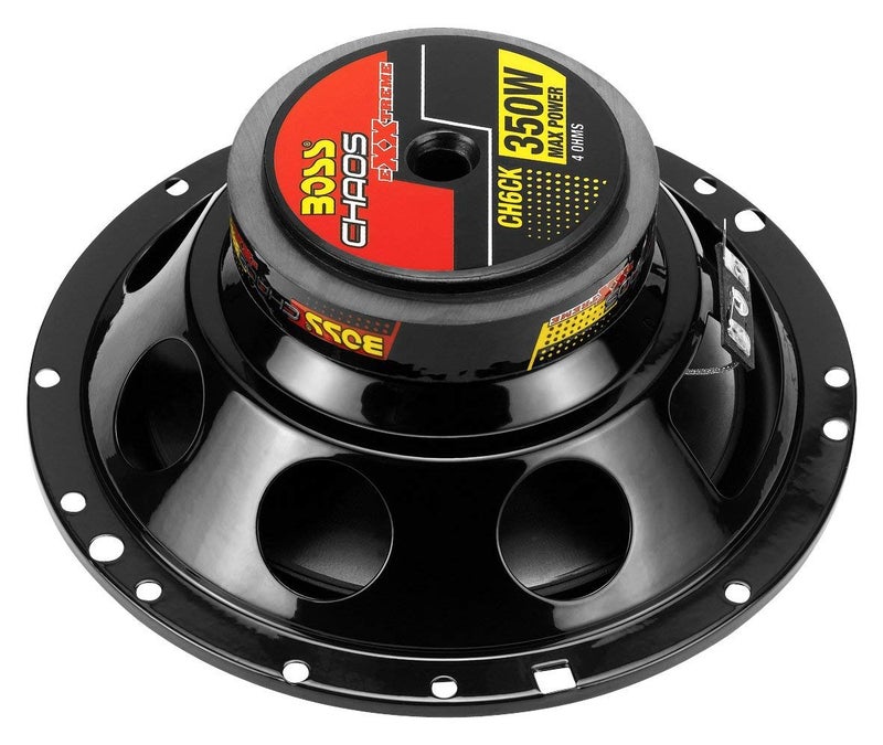 BOSS Audio Systems CH6500 Chaos Series 6.5 Inch Car Door Speakers - 200 Watts Max (per Pair), Coaxial, 2 Way, Full Range, 4 Ohms, Bocinas para Carro - Image 4