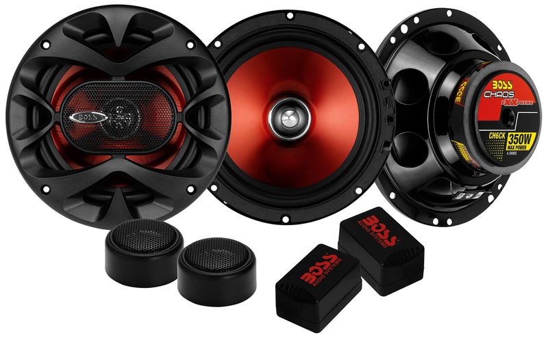 BOSS Audio Systems CH6500 Chaos Series 6.5 Inch Car Door Speakers - 200 Watts Max (per Pair), Coaxial, 2 Way, Full Range, 4 Ohms, Bocinas para Carro - Image 1