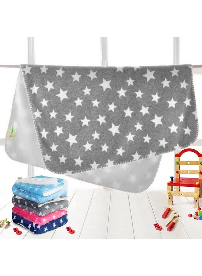 OYO BABY New Born Super Soft Baby Blanket For Baby (100Cm X 75Cm Star Blue Fleece Lightweight) All Season ; 0 12 Months ; Sleeping Bag ; Nursing Baby Gifts - Image 4