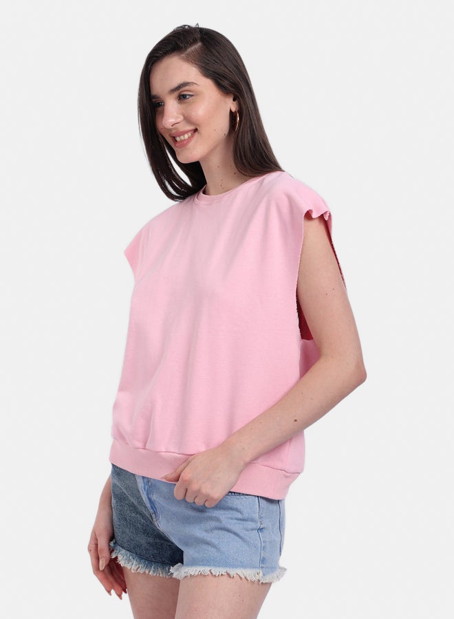 Carina Open-Back Lounge Sweatshirt  - Image 3