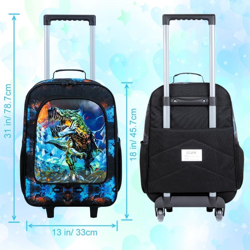 CCJPX Kids Luggage for Boys Girls, Toddler Rolling Travel Carry on Suitcase with Wheels - Image 3