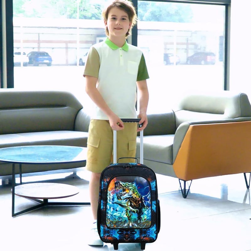CCJPX Kids Luggage for Boys Girls, Toddler Rolling Travel Carry on Suitcase with Wheels - Image 2