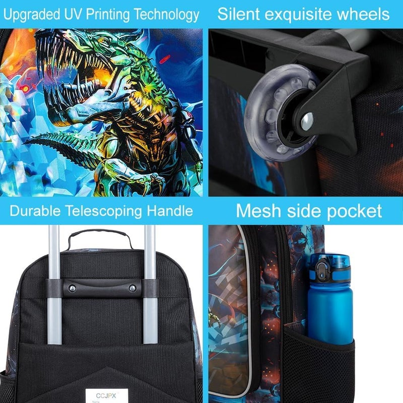 CCJPX Kids Luggage for Boys Girls, Toddler Rolling Travel Carry on Suitcase with Wheels - Image 5