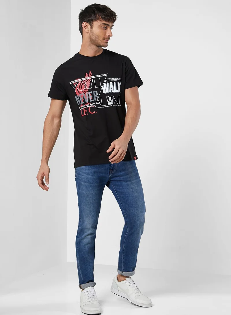 Liverpool FC Liverpool Ynwa Slash T-Shirt