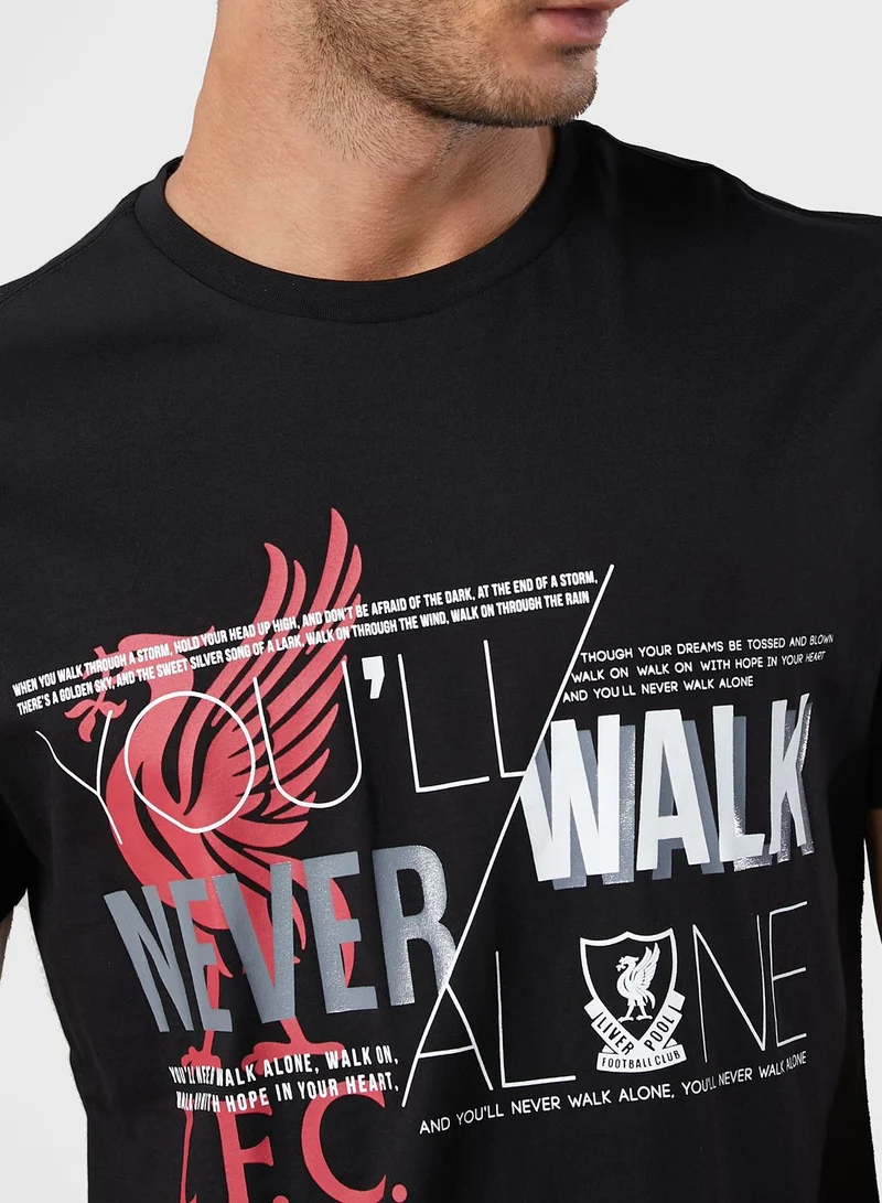 Liverpool FC Liverpool Ynwa Slash T-Shirt