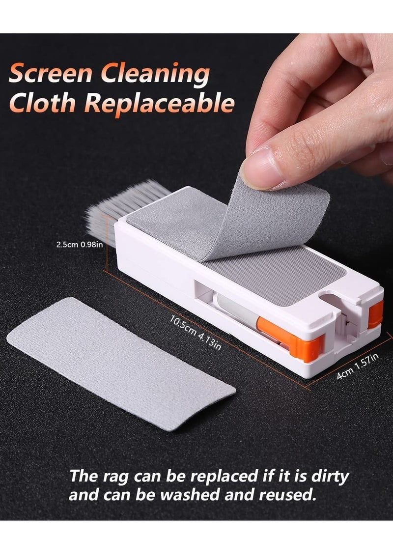 Excefore Keyboard Cleaning Brush Kit 11 in 1 Electronics Cleaning Set Multi Cleaner Tool Multi-Function Cleaning Kit for Phone Camera Lens Computer with 3ml Mist Spray New Compact Design  - Image 2