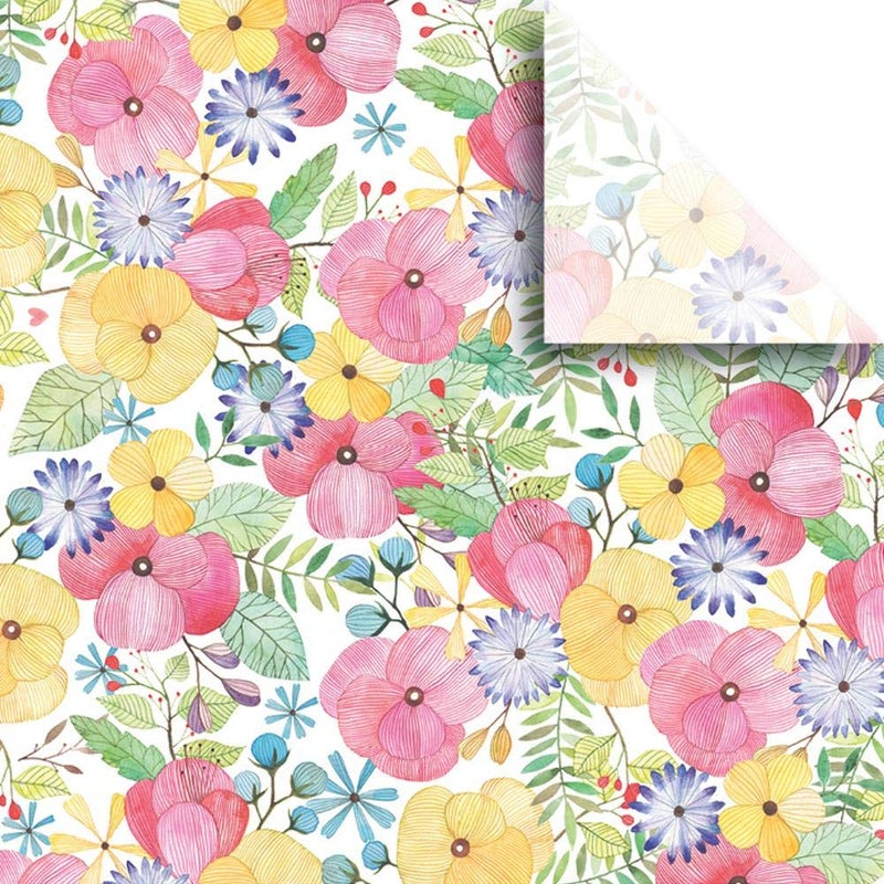 Jillson Roberts 24 Sheet-Count Premium Printed Tissue Paper Available in 3 Different Assortments, Fanciful Florals - Image 3