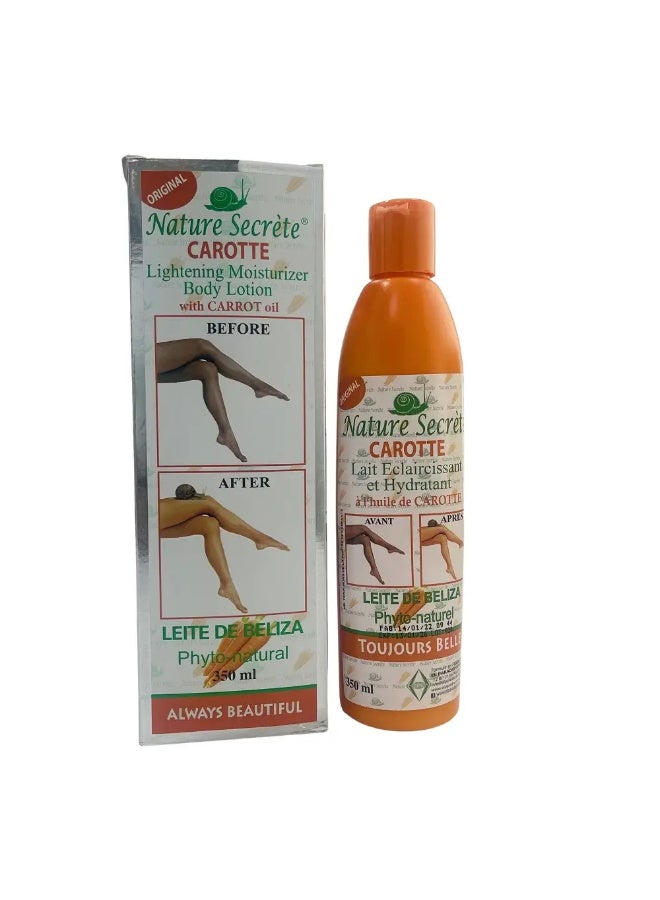 Carrot Oil Lightening Moisturizing Body Lotion 350ML