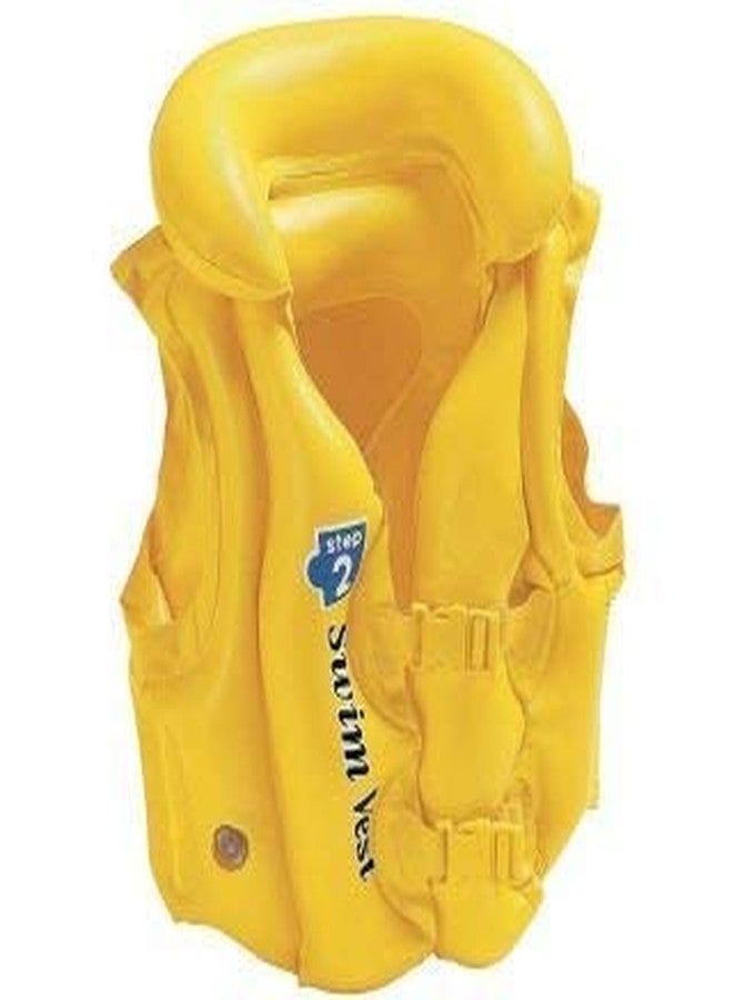 GETZET Inflatable Swim Vest Safety Swimming, Pool, Beach, Water Play Premium Air Swim Vest for Kids, Medium Size - Recommended for Ages (5-12 Years,Multicolor) - Image 1