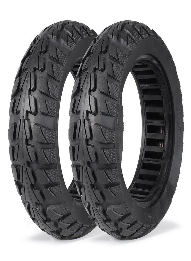 AVOKIN 10x2.70-6.5 Solid Tire,70/65-6.5 Scooter Tire 2 Pack - Image 1