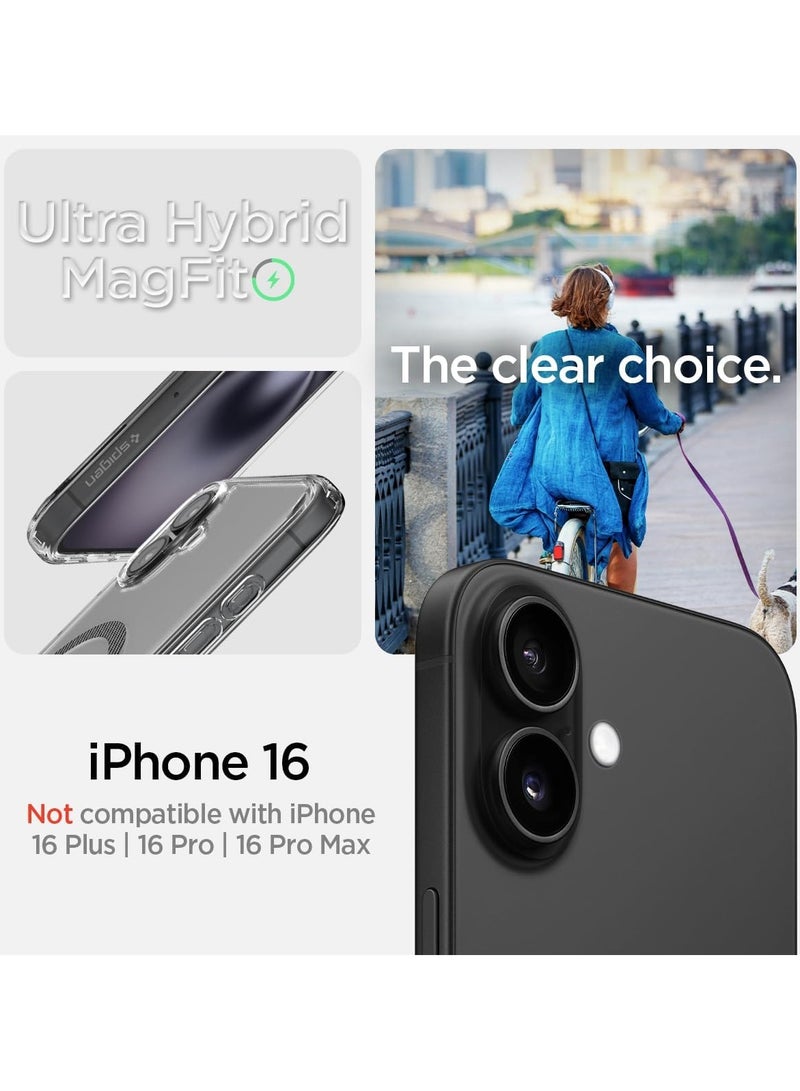 Spigen Ultra Hybrid MagFit for iPhone 16 Case Cover with MagSafe (2024) - Carbon Fiber - Image 2