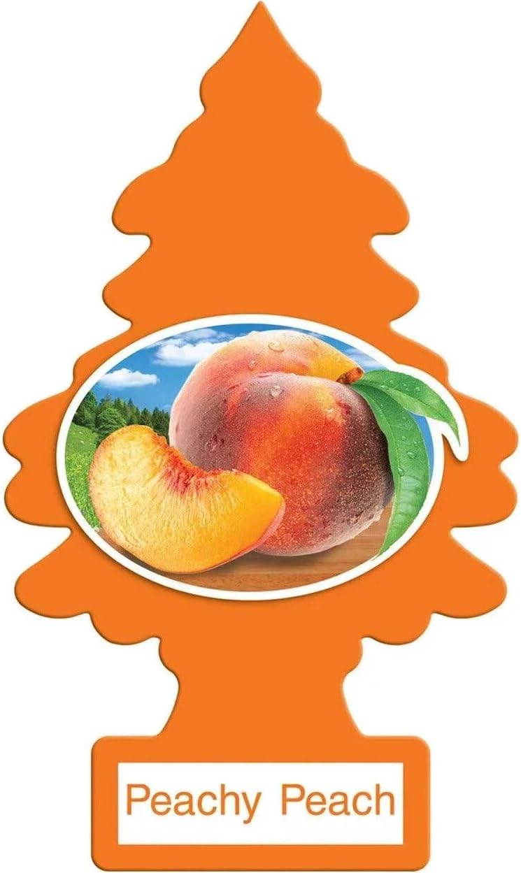 Little Trees One Car Freshner 10319 Little Tree Air Freshener - Orange PEachy PEach Scent - Image 1