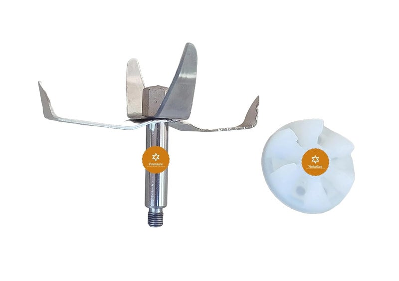 PENTASTARAMixer Grinder ChutneySmall Jar Blade Set with Silicon CouplerSuitable forSUJATA - Image 1