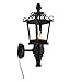 iLAND 112 Scale Accessories of Dollhouse Lights Classic Miniature Lamp for Dollhouse Decoration Exquisite Metal Black Wall Light wPlug - Image 4