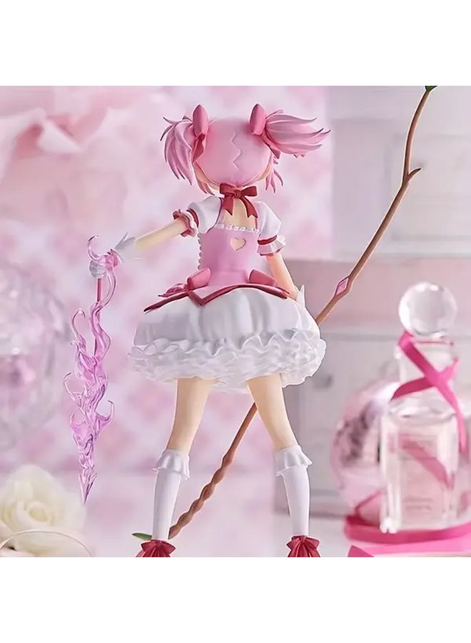 Pink Anime Sword Figure Cute Collectible Statue Detailed Dynamic Pose - Image 4