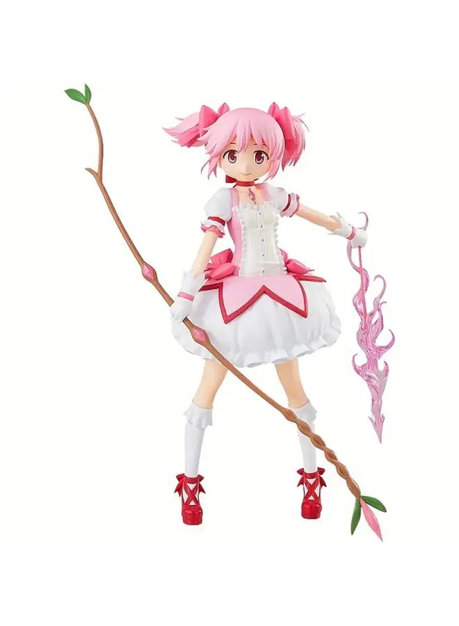 Pink Anime Sword Figure Cute Collectible Statue Detailed Dynamic Pose - Image 5