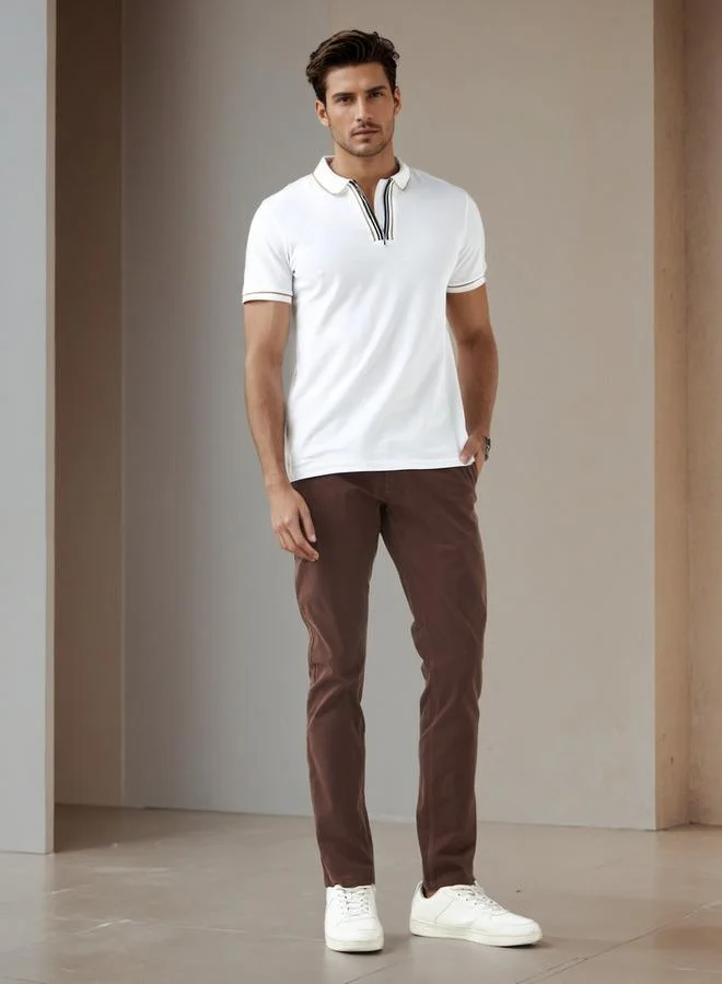 Splash FAV Smart Slim Fit Wrinkle Free Flexi Waist Chinos