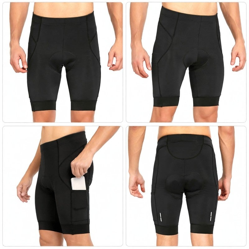 ARSUXEO Men Breathable Padded Short Quick-drying Cycling Shorts Biking Short Pants - Image 5