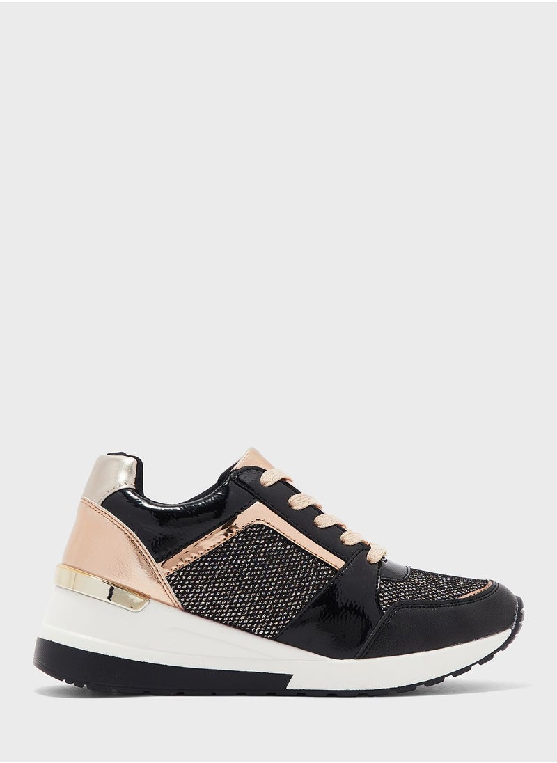 MENBUR Lace Up Low Top Sneakers  - Image 1