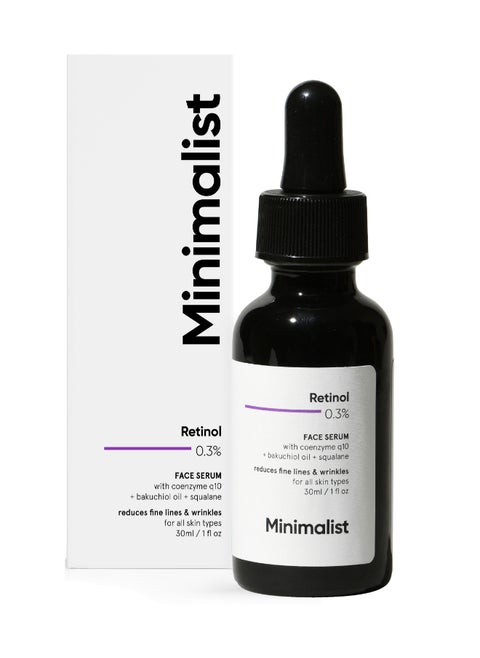 Anti Aging Face Serum with 0.3% Retinol |Night Face Serum With Retinol And Q10 To Reduce Fine Lines And Wrinkles | For Women And Men