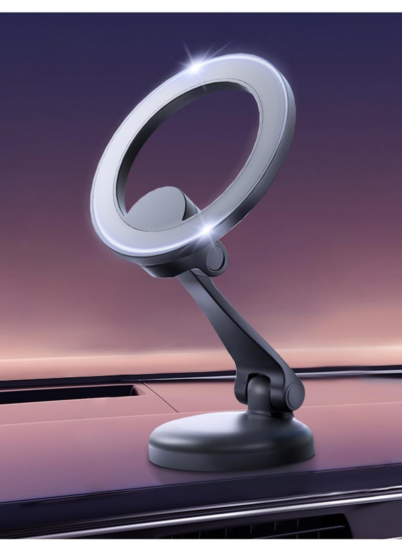 Captaintech Magnetic Car Phone Holder for iPhone 15 14 13 12 Pro Max and All Phones, Zinc Alloy Foldable Hands-Free Design, New Upgrades  - Image 1