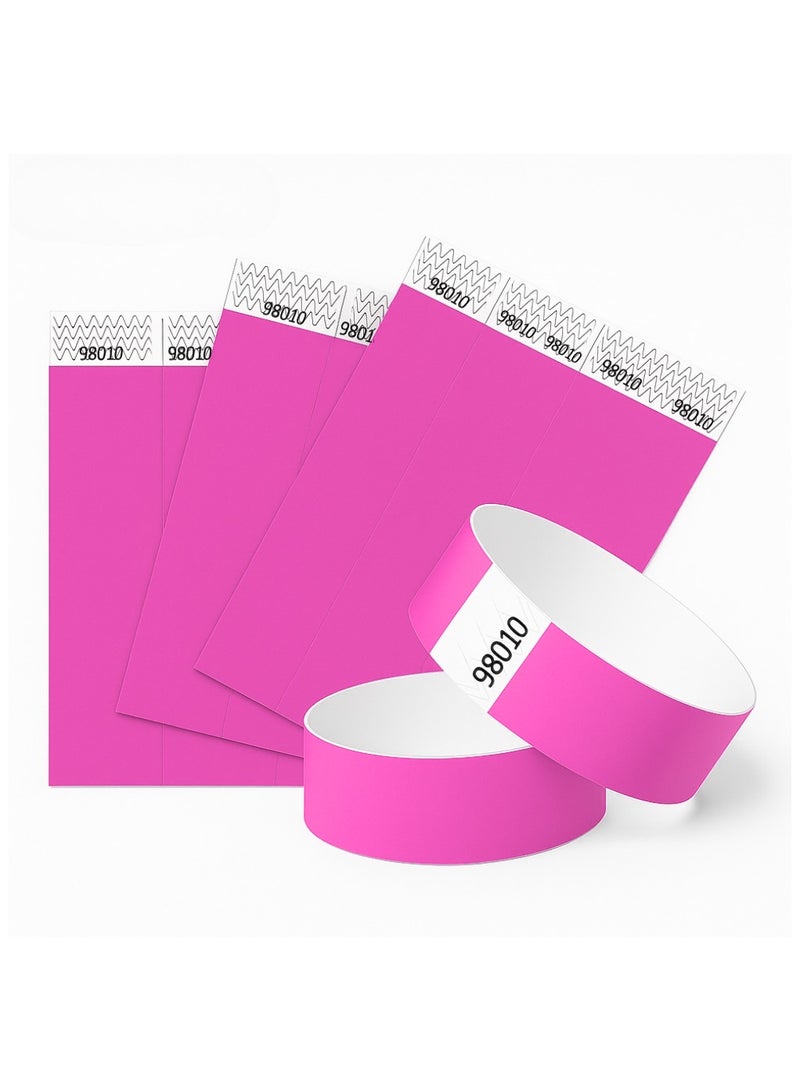Event Paper Wristbands And Identification Bands Made Of Tyveck Material 19mm x 250mm Pink - Image 5
