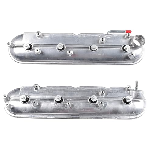 SUSUCAR Engine Valve Cover w/Gaskets & Bolts for 2009-2019 Chevy Silverado Suburban, GMC Sierra Yukon, Cadillac 4.8 5.3 6.0 6.2L 12642655 12637684 (Passenger & Driver Side) - Image 1