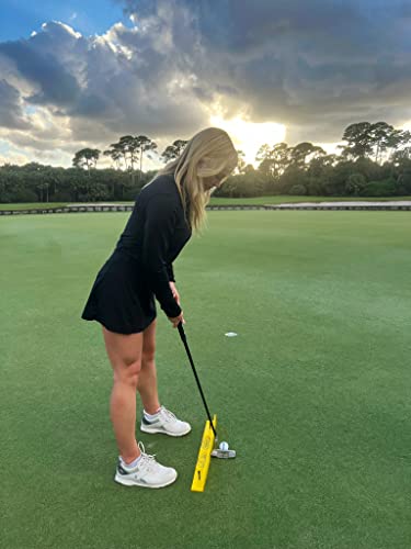 GolfTrainingAids The Putting Arc - T3 Model - Golf Training Aid Used to Perfect Your Putting and Reduce Your Score! - Practice and Master Your Putting Fundamentals! - Golden Yellow - Image 3