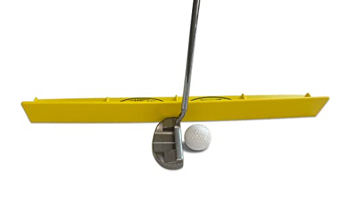 GolfTrainingAids The Putting Arc - T3 Model - Golf Training Aid Used to Perfect Your Putting and Reduce Your Score! - Practice and Master Your Putting Fundamentals! - Golden Yellow - Image 2