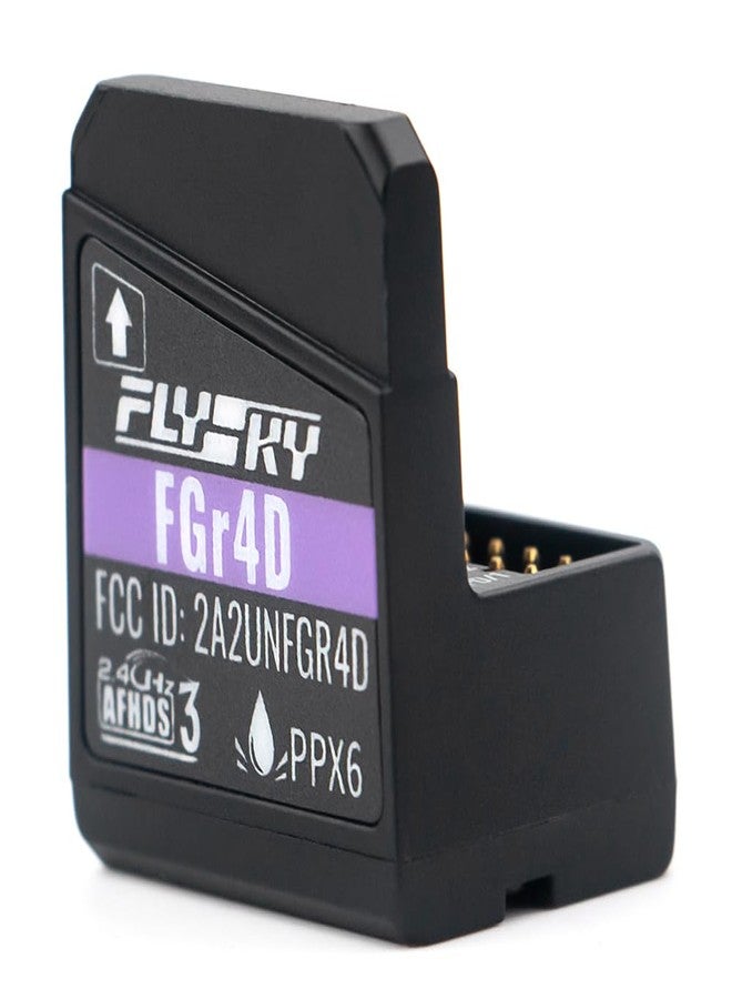 GoolRC Flysky FGr4D Receiver, 2.4GHz 4 Channels AFHDS 3 Receiver Built-in Dual Antenna PWM/PPM/i-BUS2/S.Bus/i-Bus Output Compatible with Flysky Noble NB4 PL18 EL18 RC Transmitter for RC Car Boat - Image 1