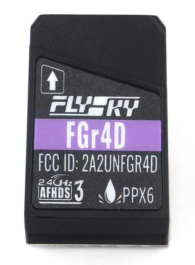 GoolRC Flysky FGr4D Receiver, 2.4GHz 4 Channels AFHDS 3 Receiver Built-in Dual Antenna PWM/PPM/i-BUS2/S.Bus/i-Bus Output Compatible with Flysky Noble NB4 PL18 EL18 RC Transmitter for RC Car Boat - Image 3