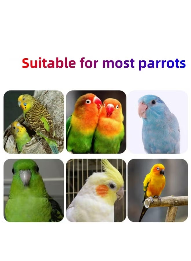 Birdcage Stands - 3-Piece Set of Parrot Perches for Birds – Includes 14cm, 20cm, 25cm Sizes – Random Colors, Durable Sanded Surface with Solid Wood Core, Ideal for Beak & Claw Maintenance - Image 4