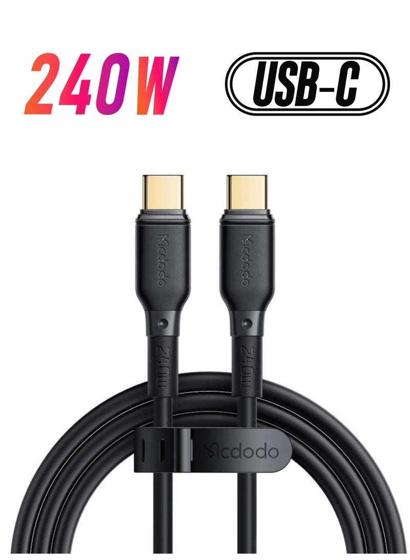 MCDODO CA-3310 240W 5A Fast Charge Type-C to Type-C Data Cable - Image 1