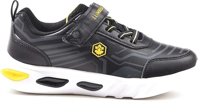 LUMBERJACK Micra 3pr Black-Yellow Kids Sneakers  - Image 1