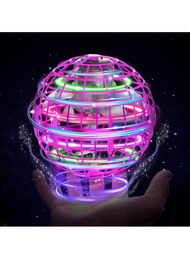Hamzone Flying Ball Toy, Hand Controlled Boomerang Spinner, Hover Orb Mini Drone with RGB LED Lights, 360° Magic Globe Shape, Indoor & Outdoor Toy for Kids & Adults, Cool Gift for Boys & Girls (Ages 6+) - Image 2