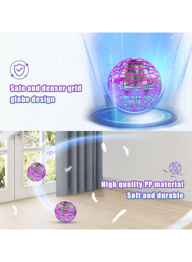 Hamzone Flying Ball Toy, Hand Controlled Boomerang Spinner, Hover Orb Mini Drone with RGB LED Lights, 360° Magic Globe Shape, Indoor & Outdoor Toy for Kids & Adults, Cool Gift for Boys & Girls (Ages 6+) - Image 5