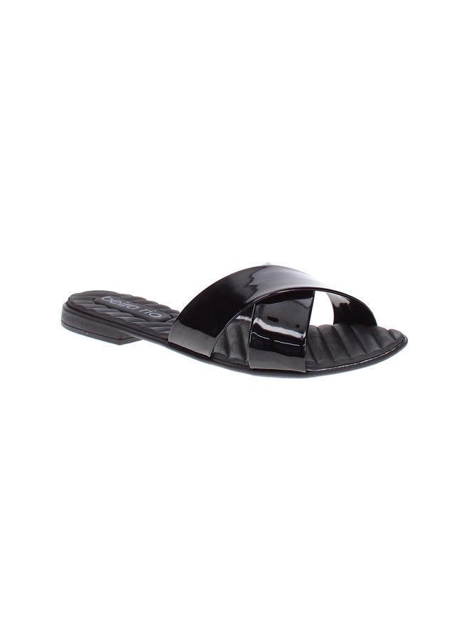 Beira Rio Double Strap Flat Sandals with Buckle - Image 5