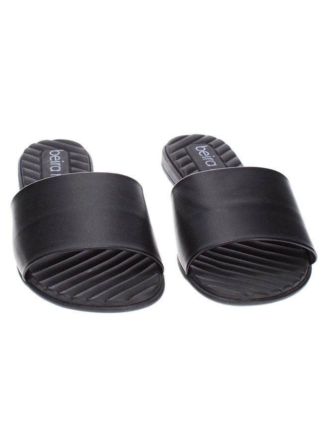 Beira Rio Double Strap Flat Sandals with Buckle - Image 3