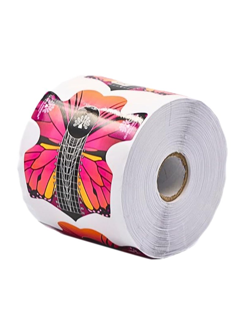 GLOBAL FASHION Professional 300 Pieces Golden Nail Art Tip Extension Forms For Acrylic Uv Gel - Durable, Flexible, Easy To Use  (Gf02) - Image 1