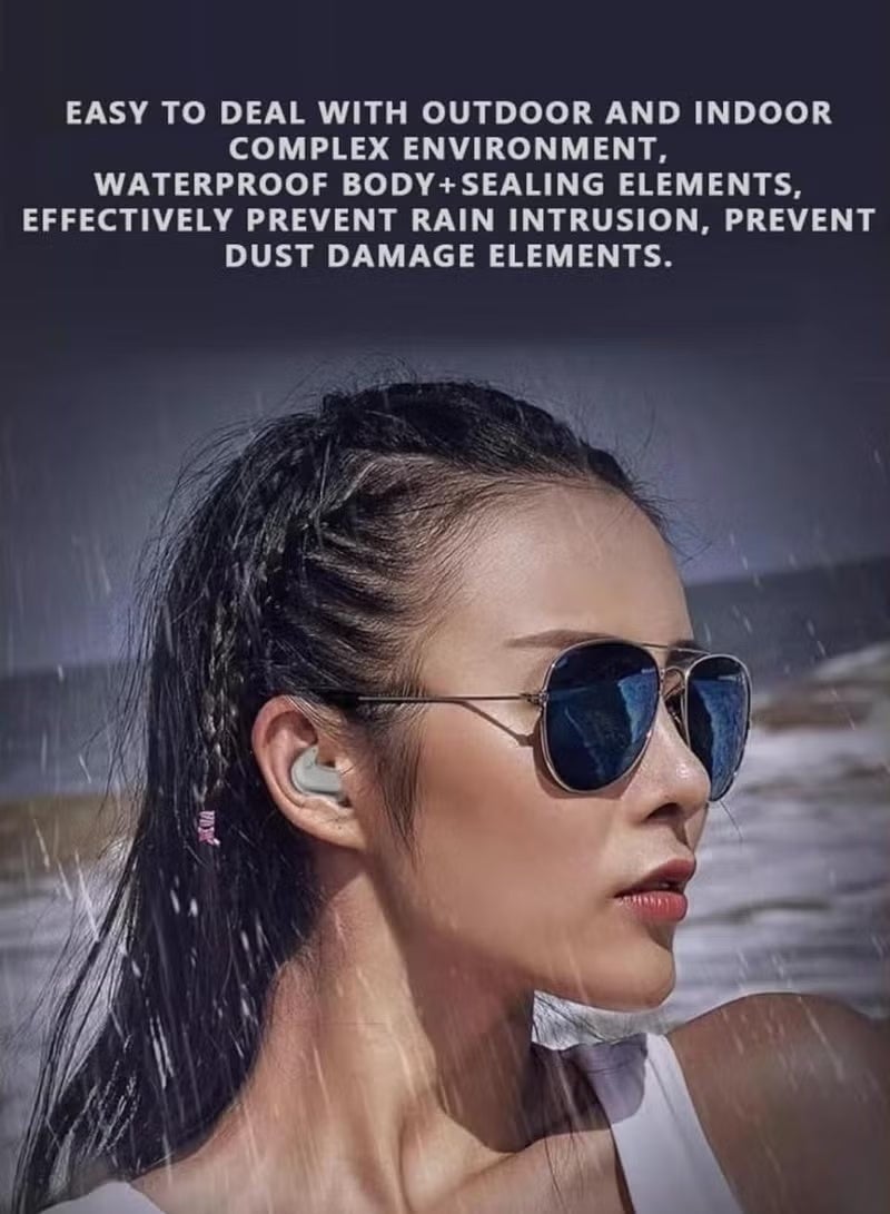 Active Noise Cancelling Sleep True Wireless Earbuds, Invisible, Comfortable, Soundproof, Bluetooth 5.3, Suitable for Sleeping, Side Sleepers, Driving, Cycling, Studying, High-Fidelity Sound Quality, Skin-Friendly Silicone Material for a Comfortable Fit (Pink) - Image 3