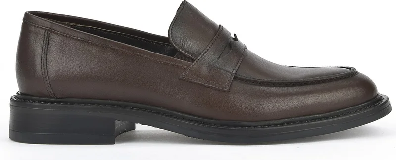 زيا , Genuine Leather Men's Shoes 113744 2386 Brown