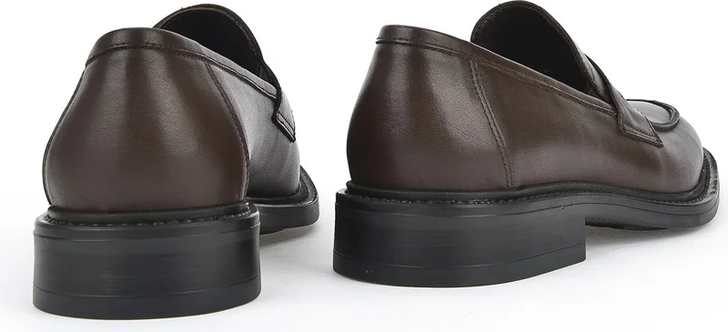 زيا , Genuine Leather Men's Shoes 113744 2386 Brown