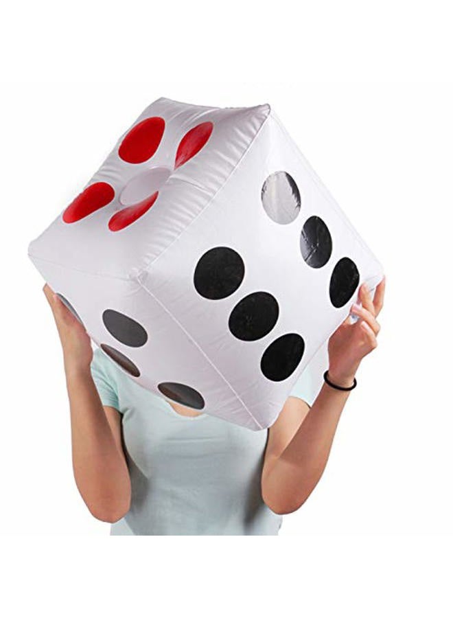 Warmtree 13" Jumbo Inflatable Dice, Pack of 2 - Image 1