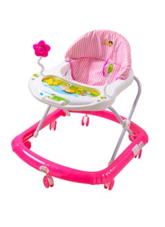Kiko Baby Walker With Toys - Pink  - Image 1