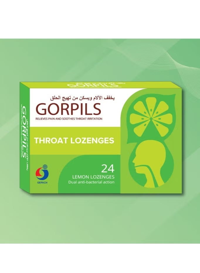 GORPILS LEMON LOZENGES 24’S