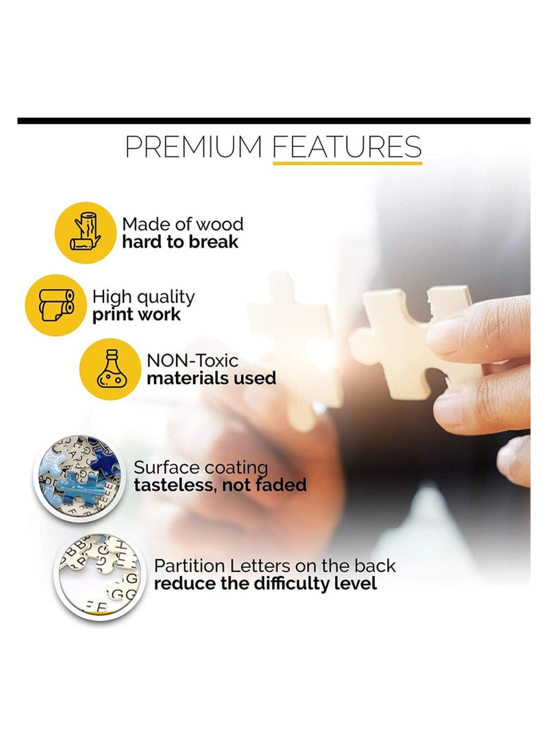 طقم الرسم الماسي 5D DIY، 1000 قطعة ألغاز بانوراما بانوراما، قلعة الذئب، تستخدم مواد ألواح الألغاز المعاد تدويرها، مع مجموعة كاملة من الملحقات، بدون إطار - Image 4