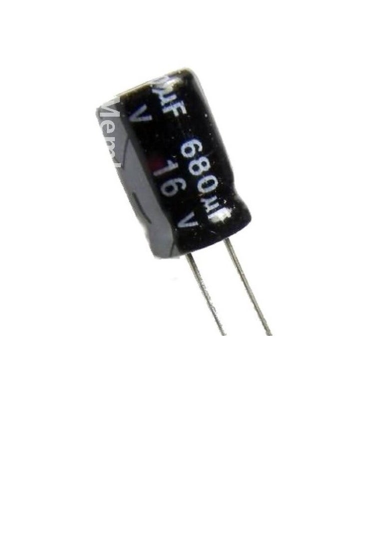Generic - 680UF 16V Capacitor, 10pcs, - Image 1