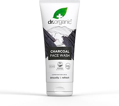 dr.organic غسول وجه دكتور أورغانيك بالفحم لتنظيف البشرة الدهنية وعلاج حب الشباب 200 مل - Image 1